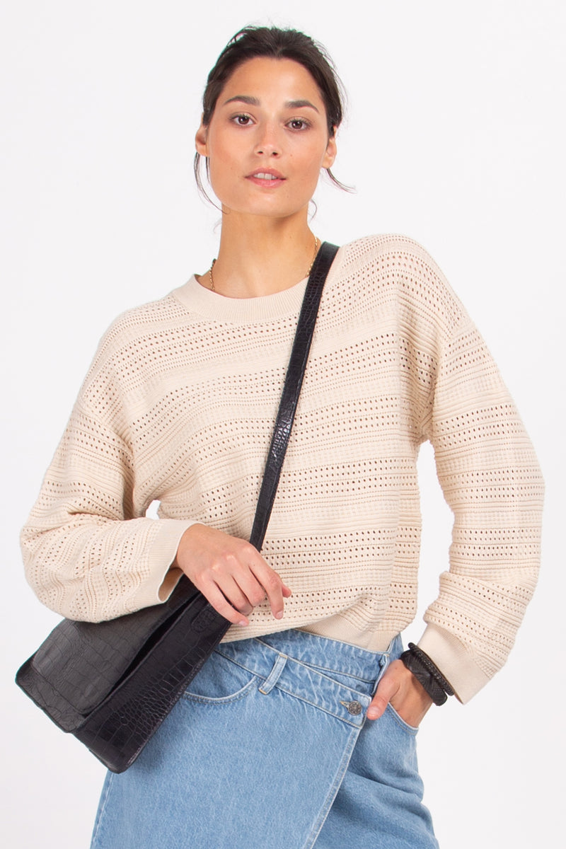 Soritor stone knitted sweater