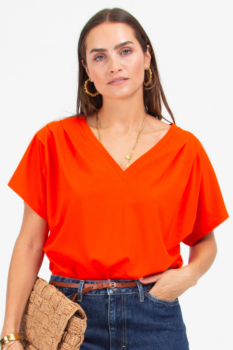 Bodine oranje t-shirt