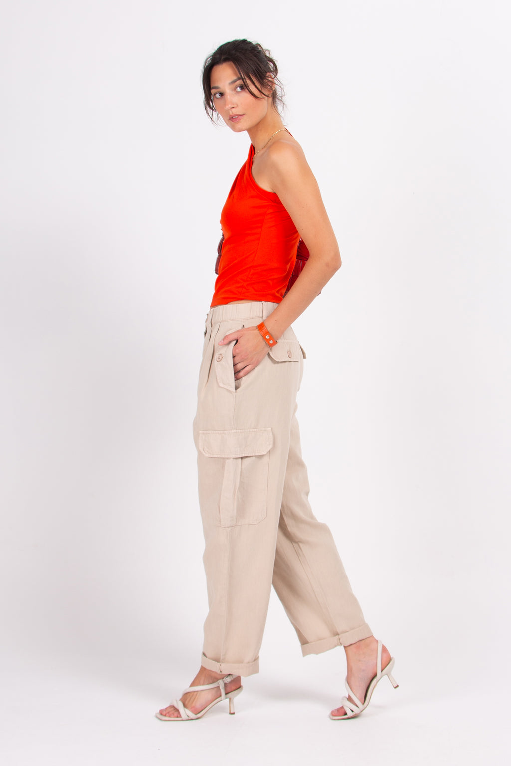 Demna sand cargo trousers