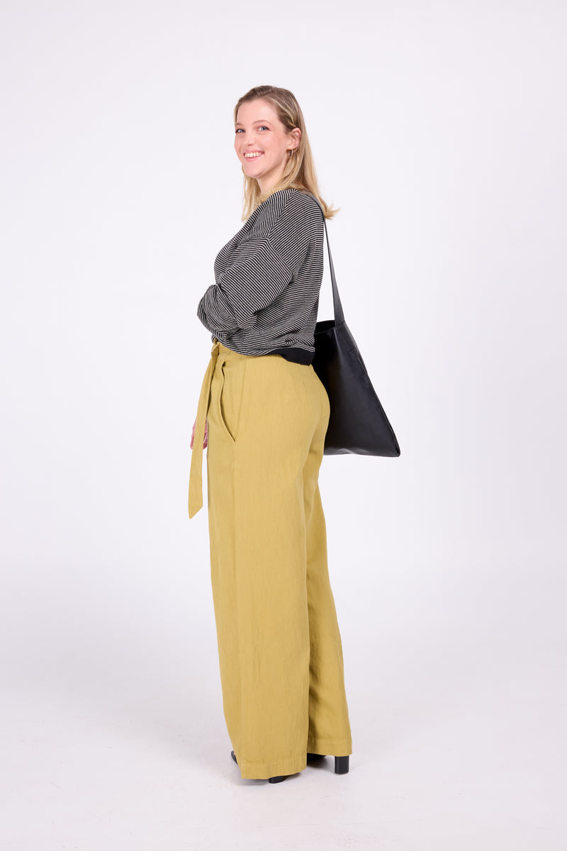 Dounia olive trousers