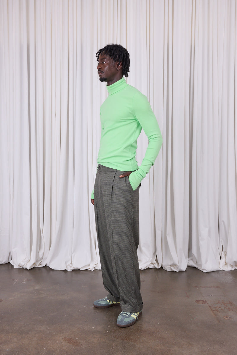 Edson pistachio turtleneck T-shirt