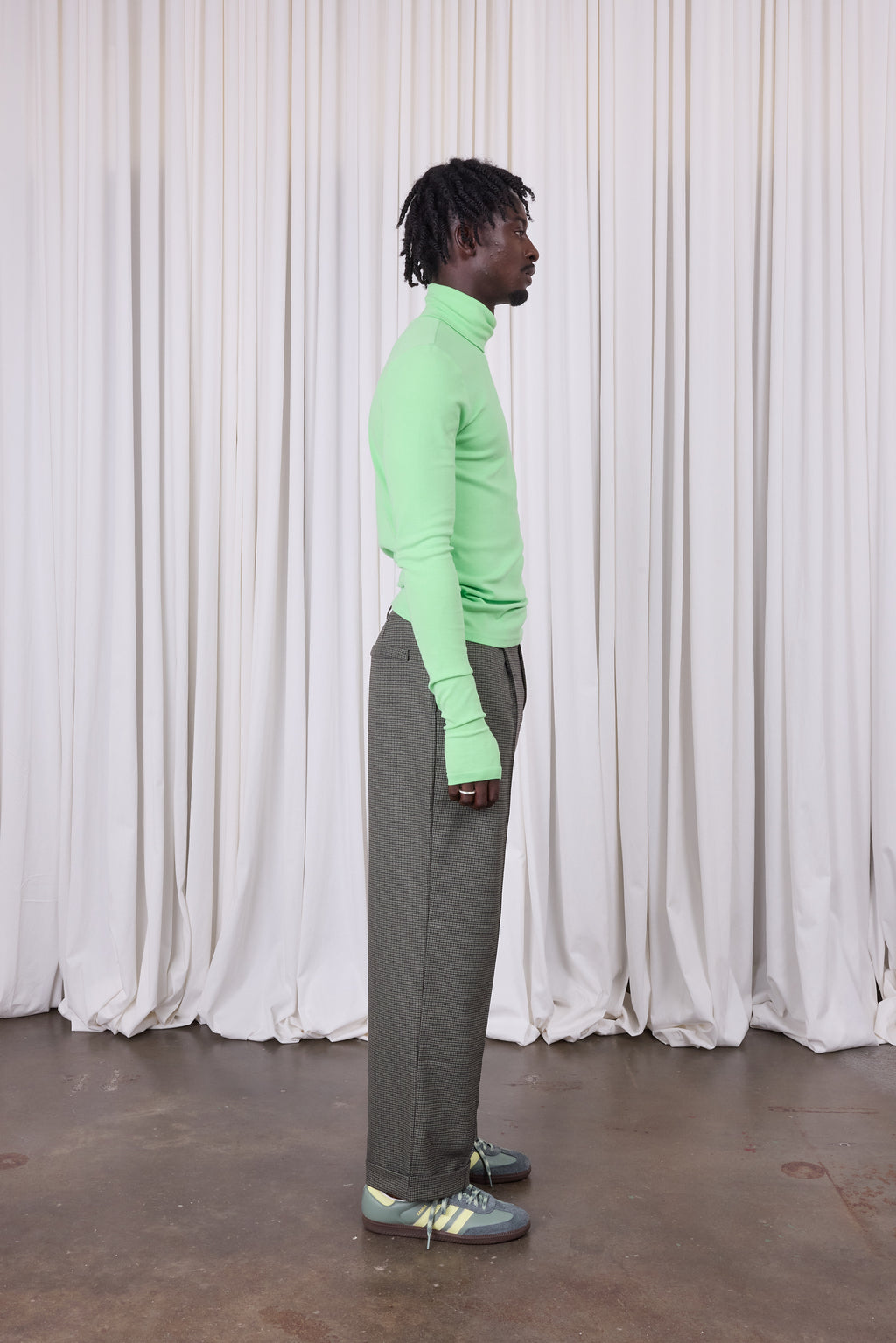 Edson pistachio turtleneck T-shirt