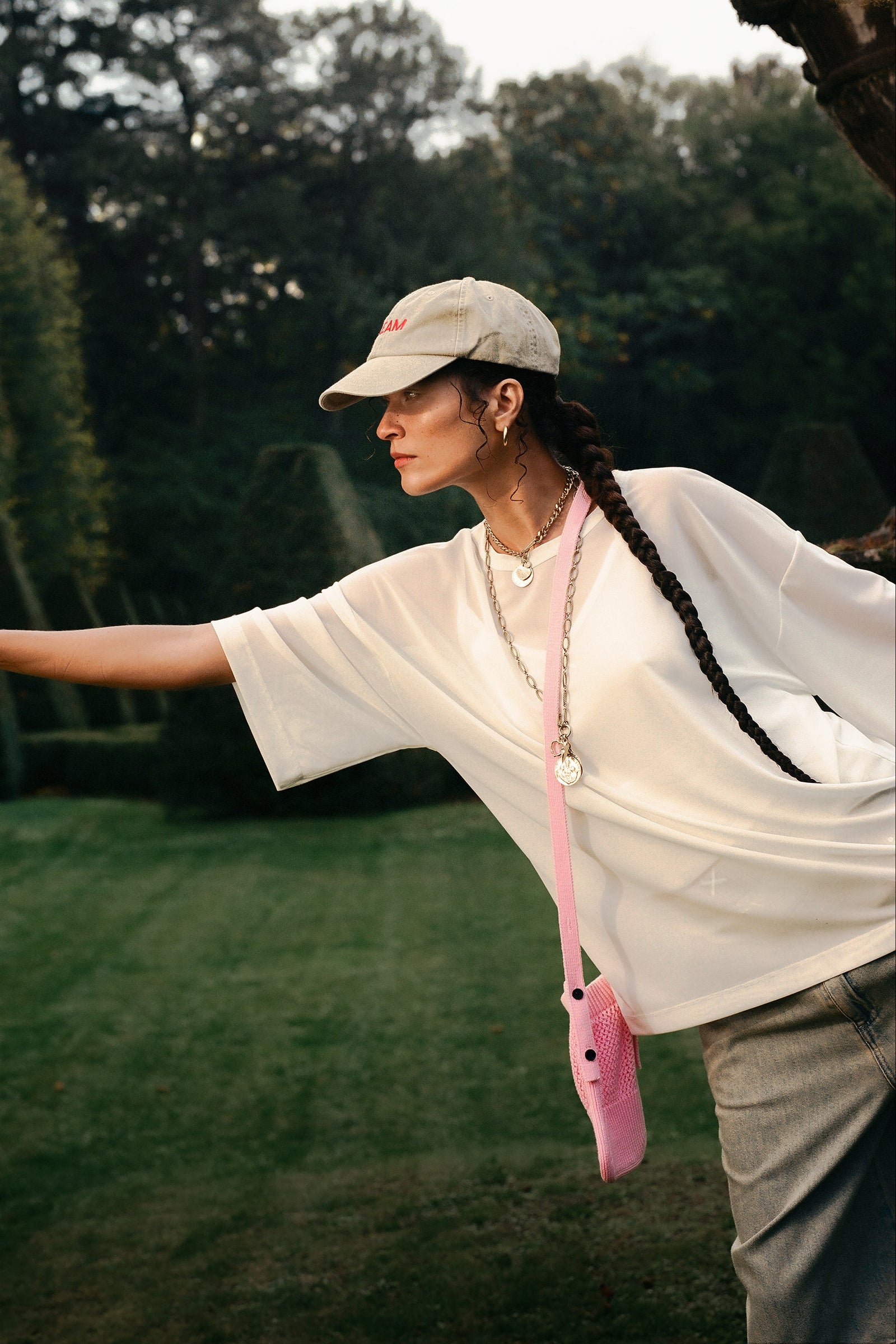 Harris T-shirt in white mesh