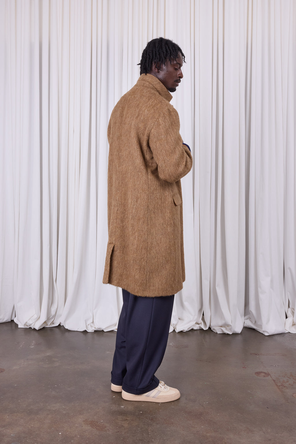 Dwight coat in toffee