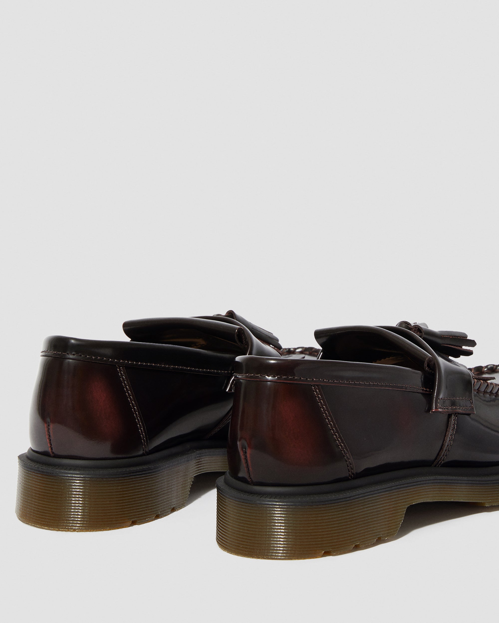 Tassel Loafer in Cherry Red Arcadia