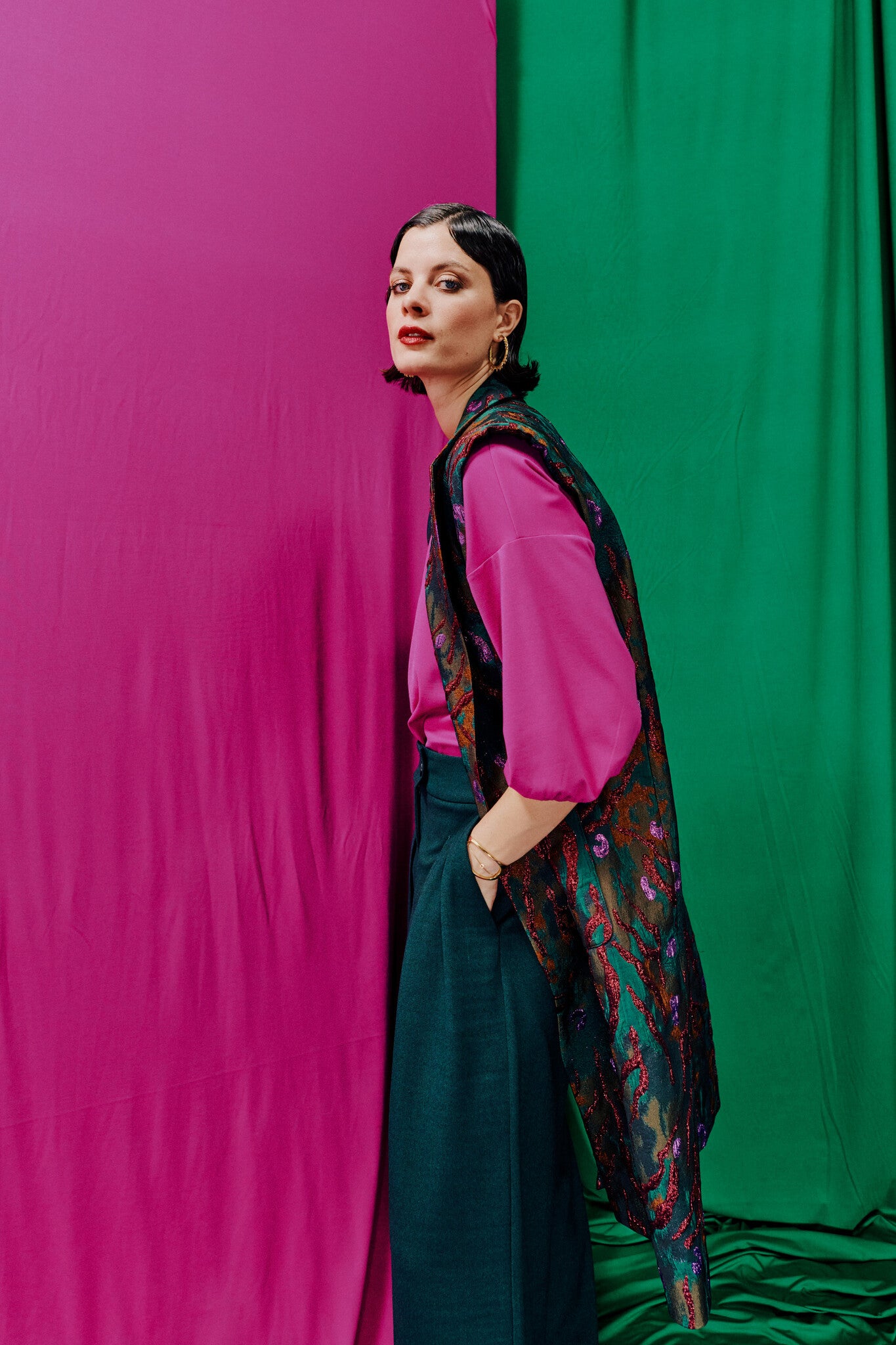 Bea vest in vulcano