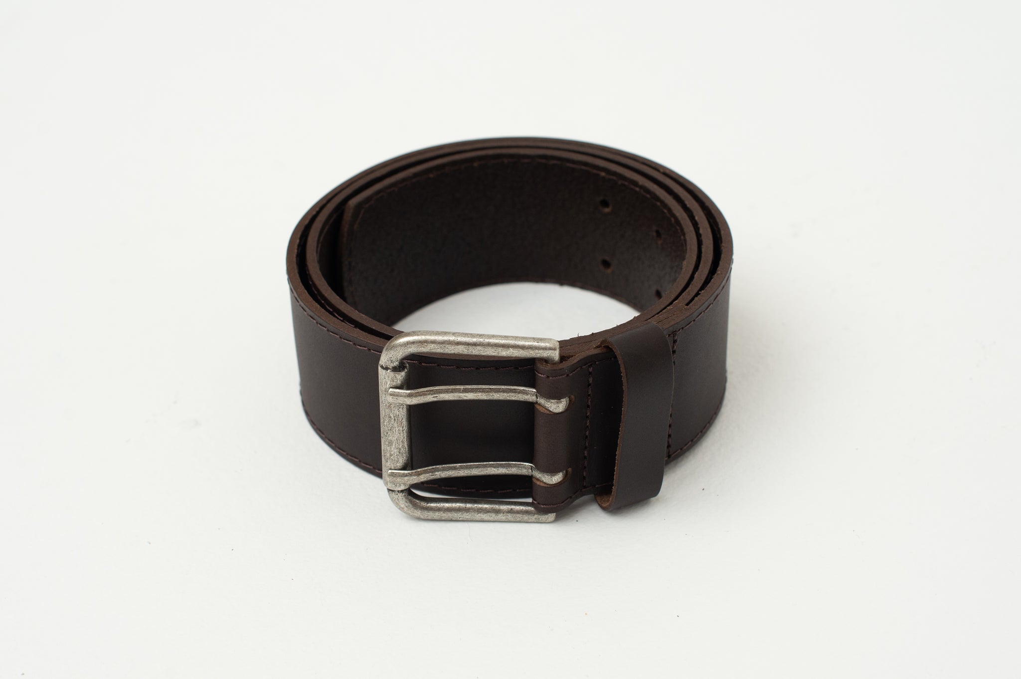 Ceinture brune avec double fermeture