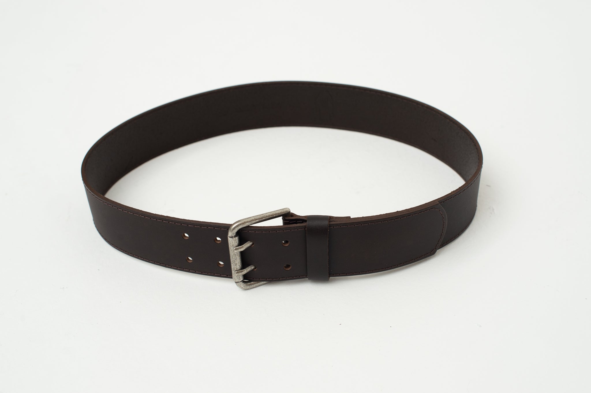 Ceinture brune avec double fermeture