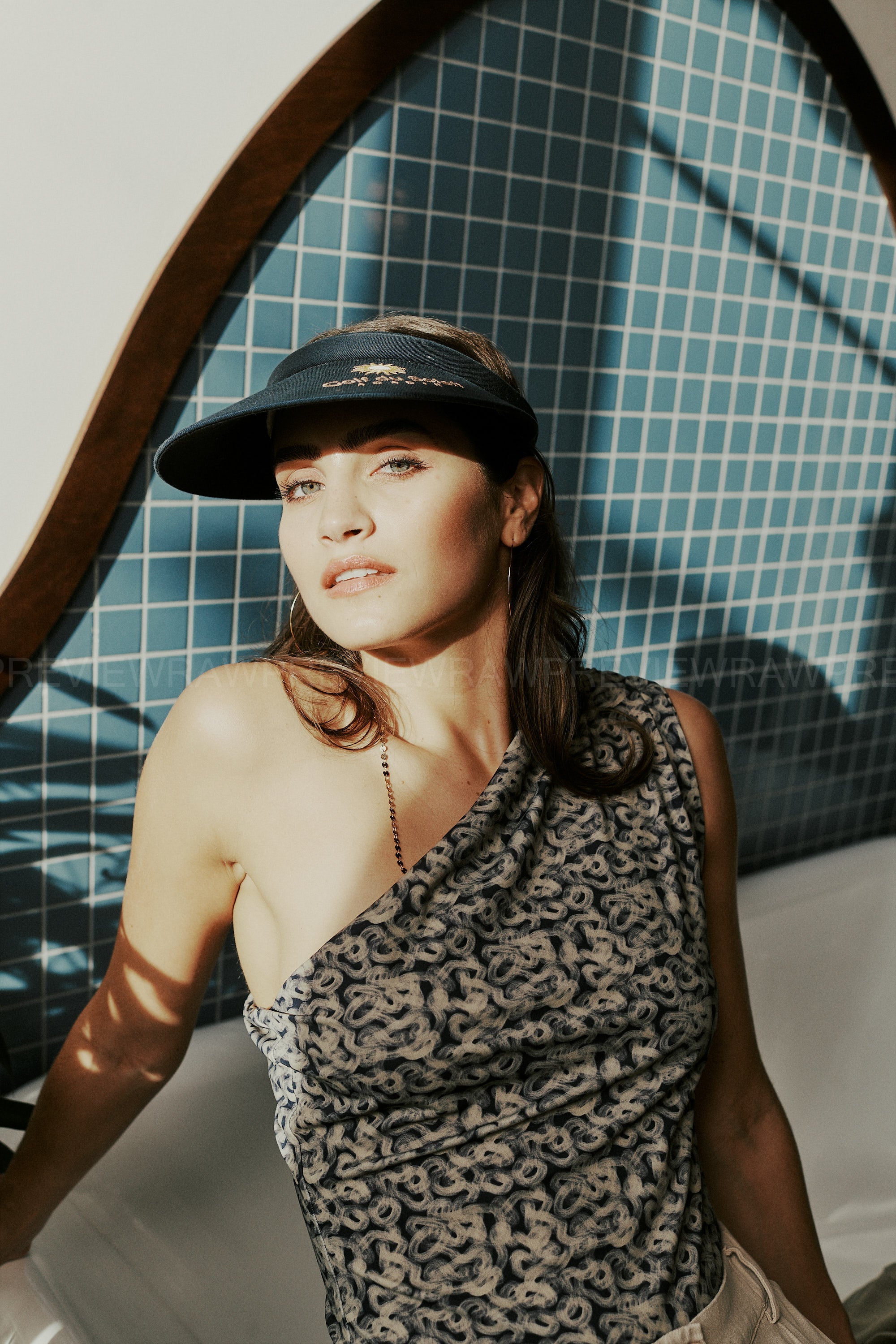 Maillot de bain asymétrique Small Medusa Swirls