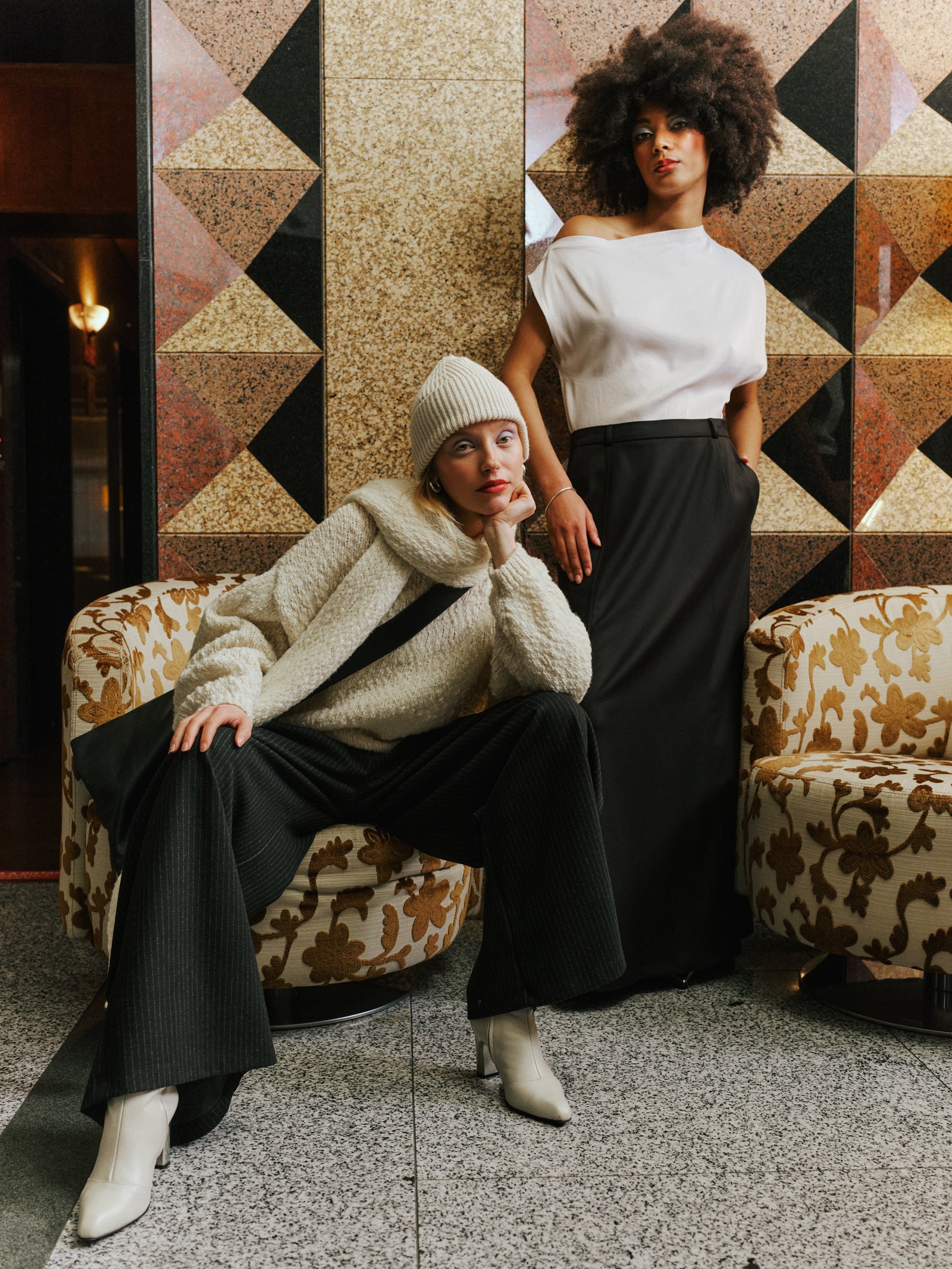 Elize Stiefel in Elfenbein