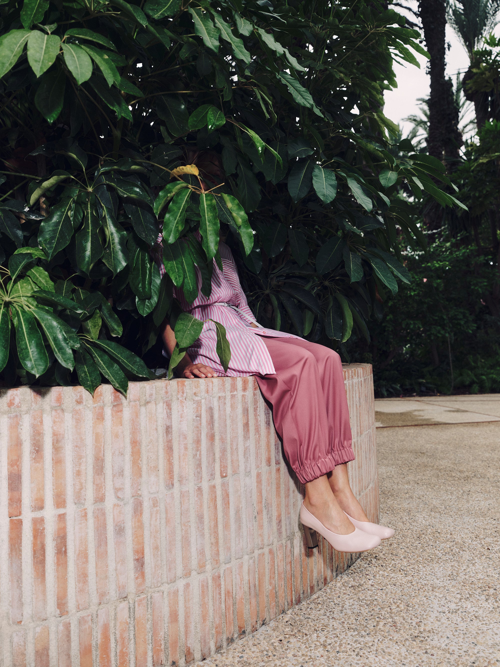 Flume pump in cameo rose