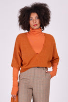 Almelo oranje alpaca top