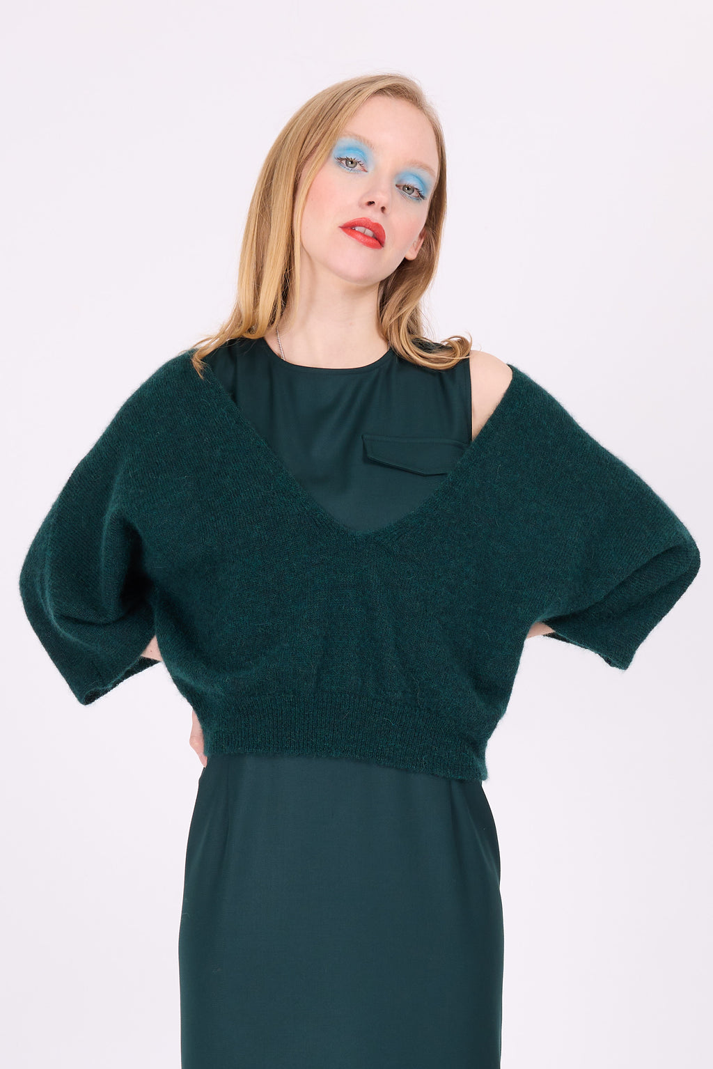 Almelo alpaca top in pine