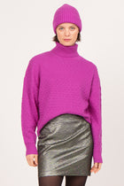 Mendoza violet turtleneck