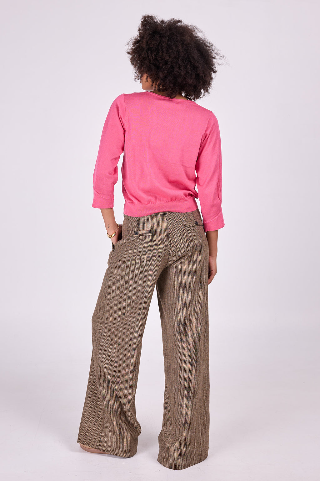 Falco pink cotton jumper