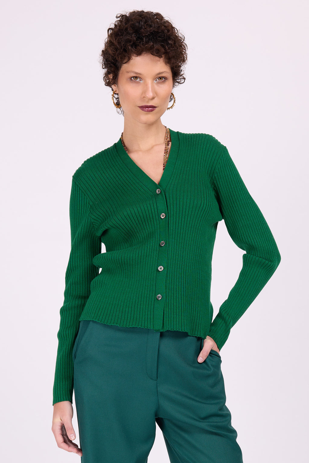 Svinica green cache-coeur jumper