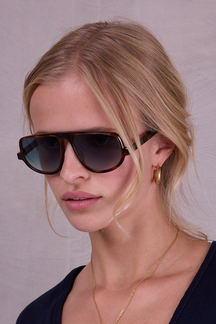 Felice Sonnenbrille in Schildpatt/Blau