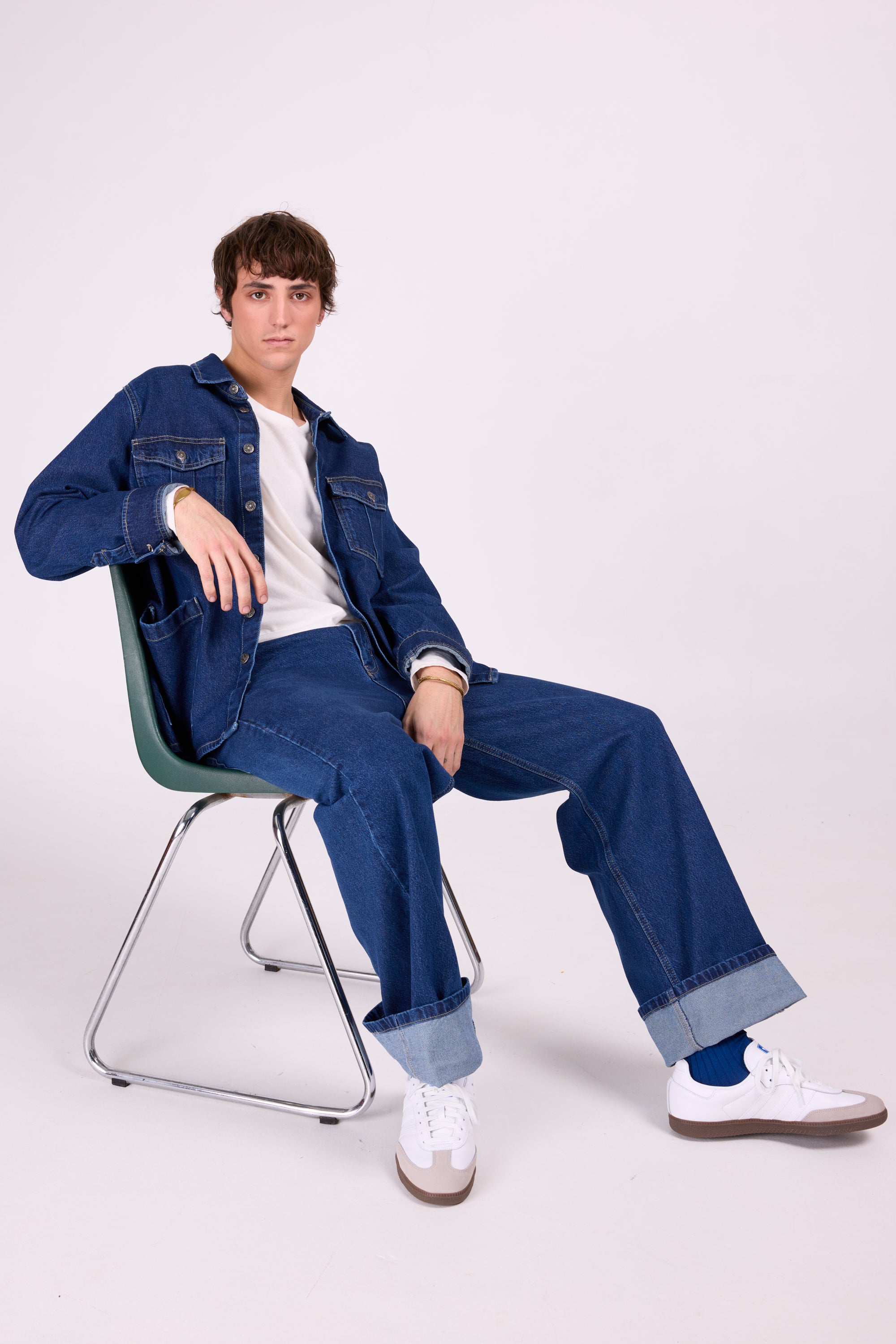 Davin dark denim vest