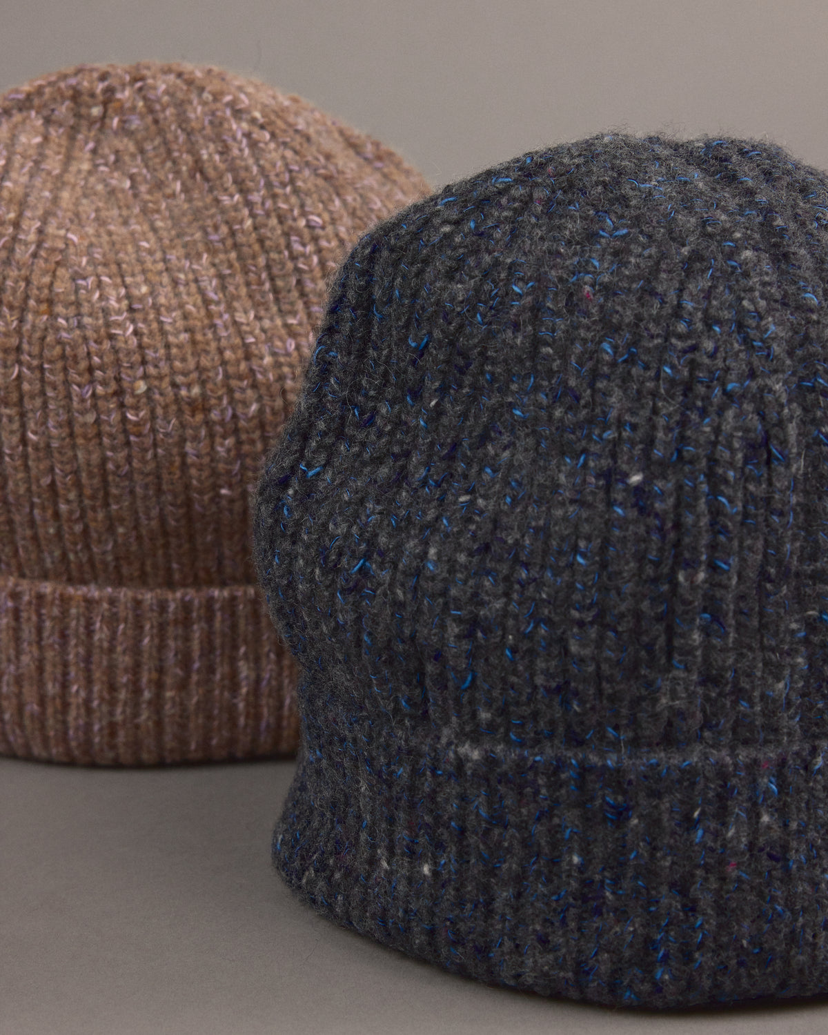Jisp beanie in grey / river blue
