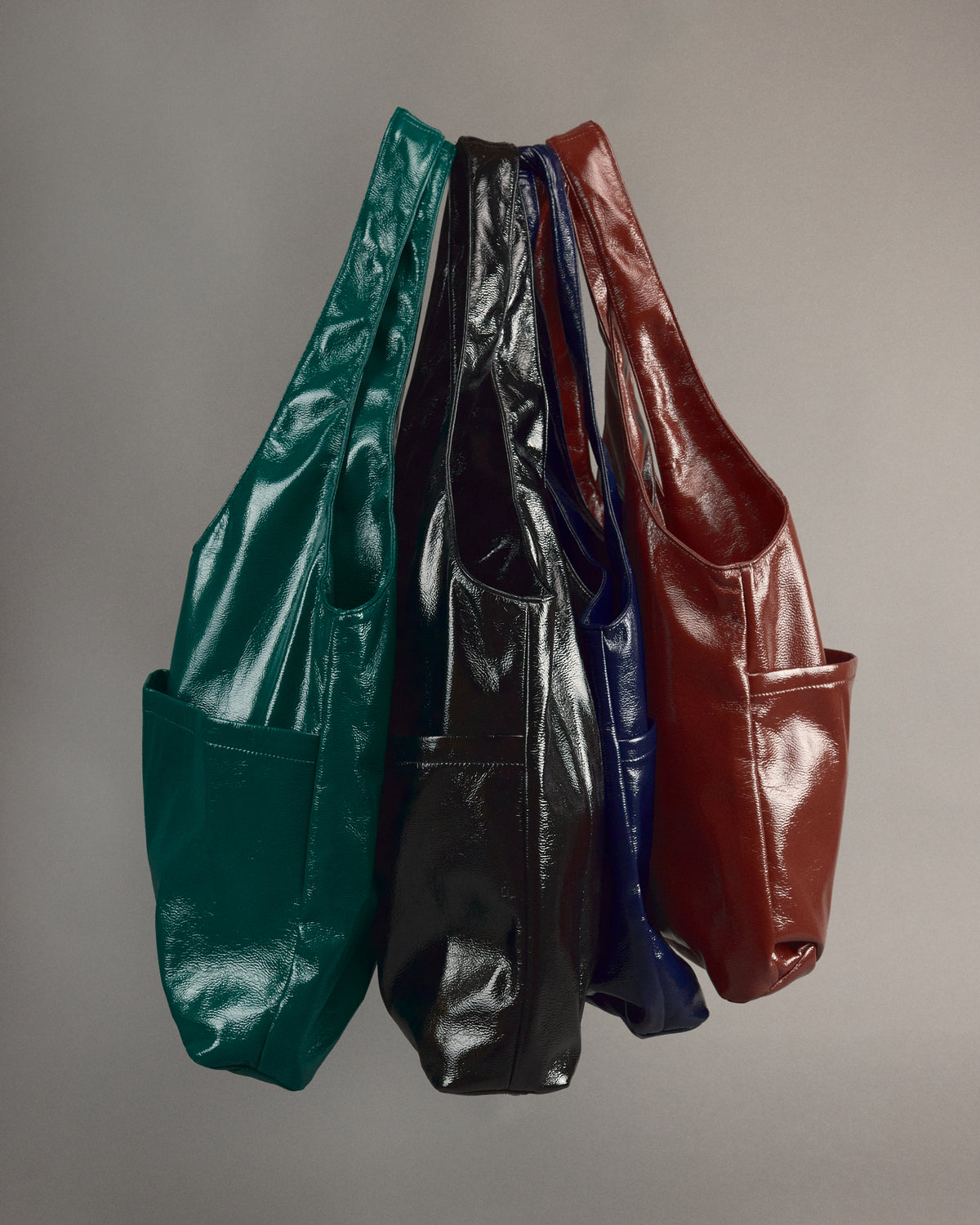Jac handtas in black faux leather