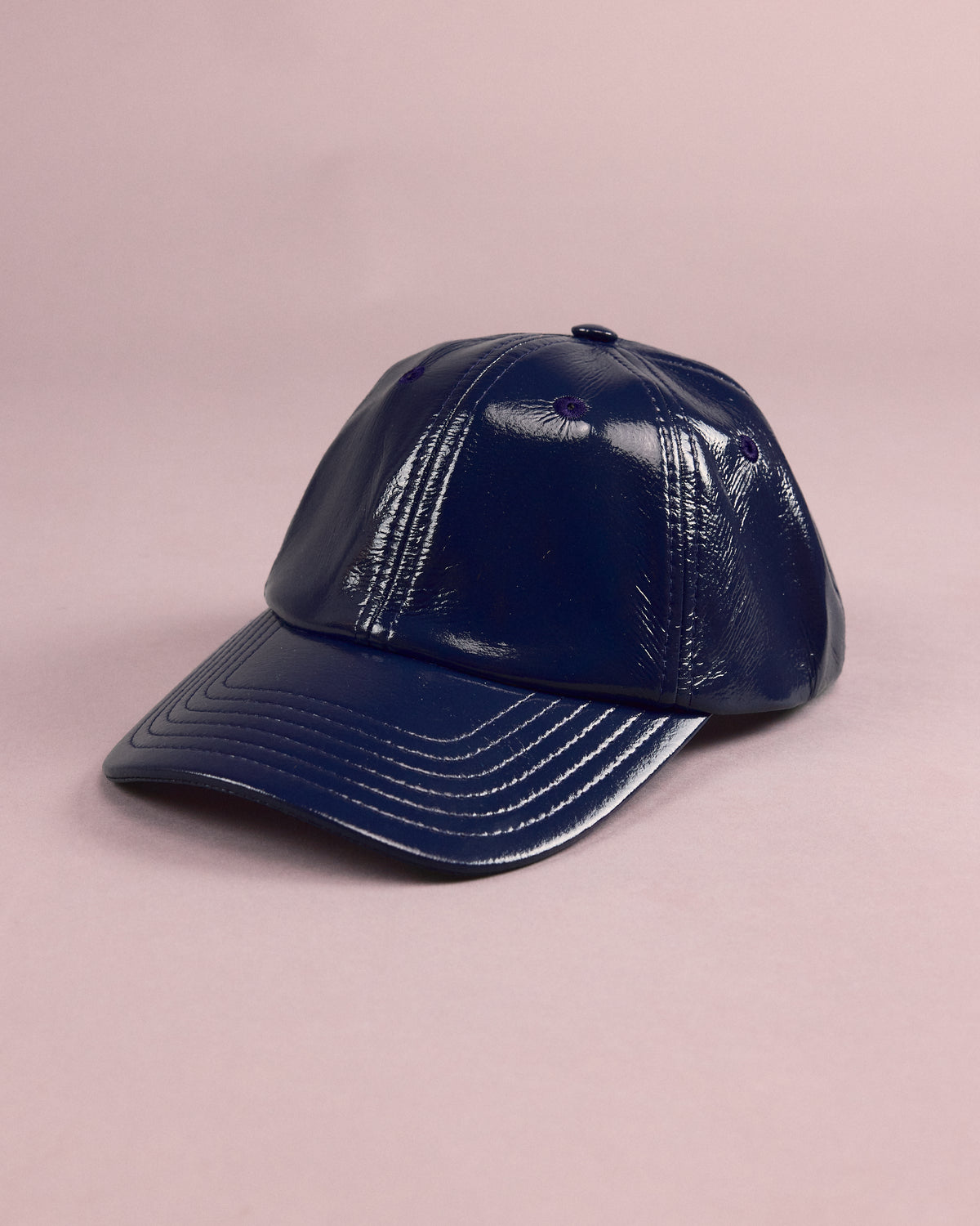 Jo pet in Academy Blue faux leather