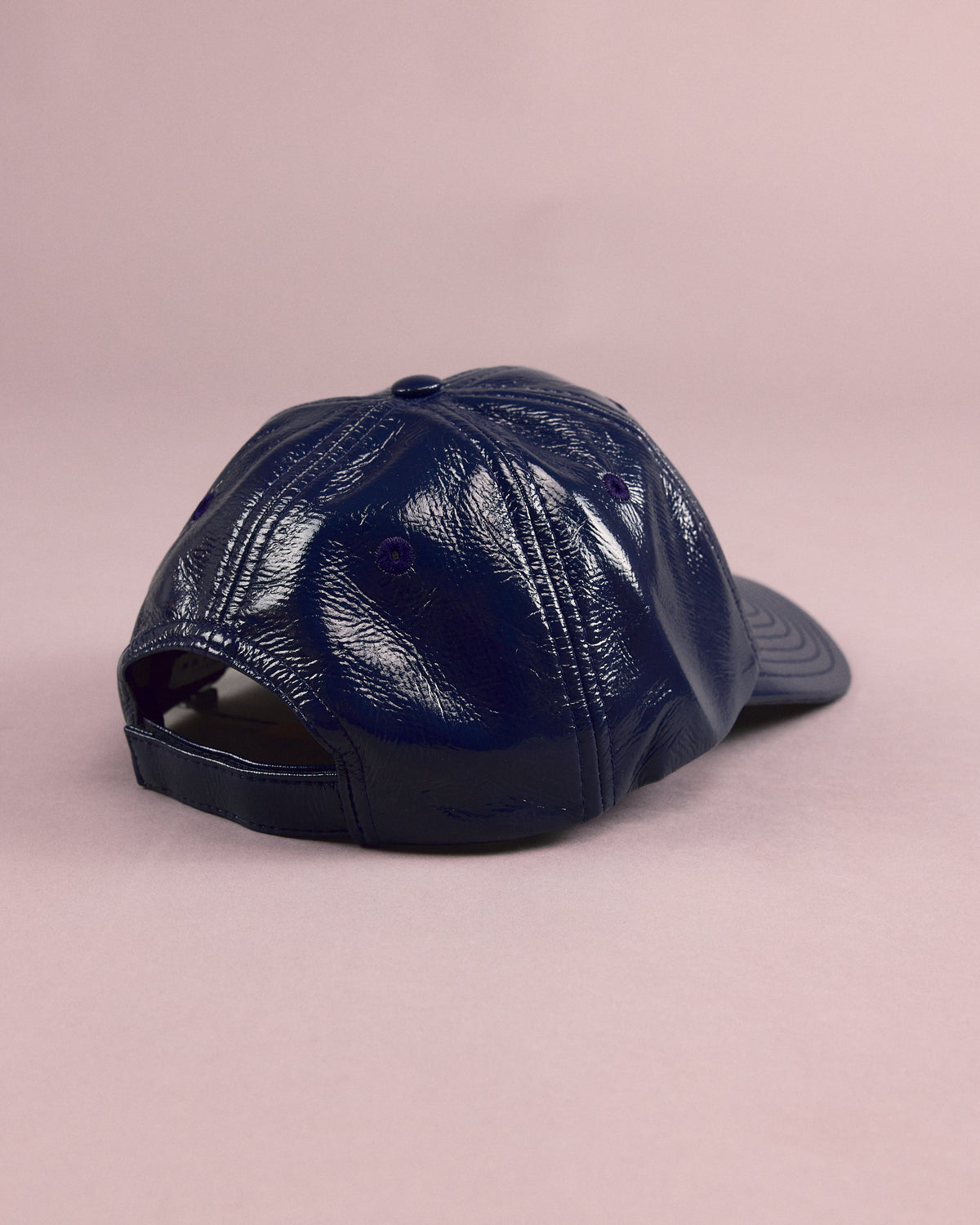 Jo pet in Academy Blue faux leather