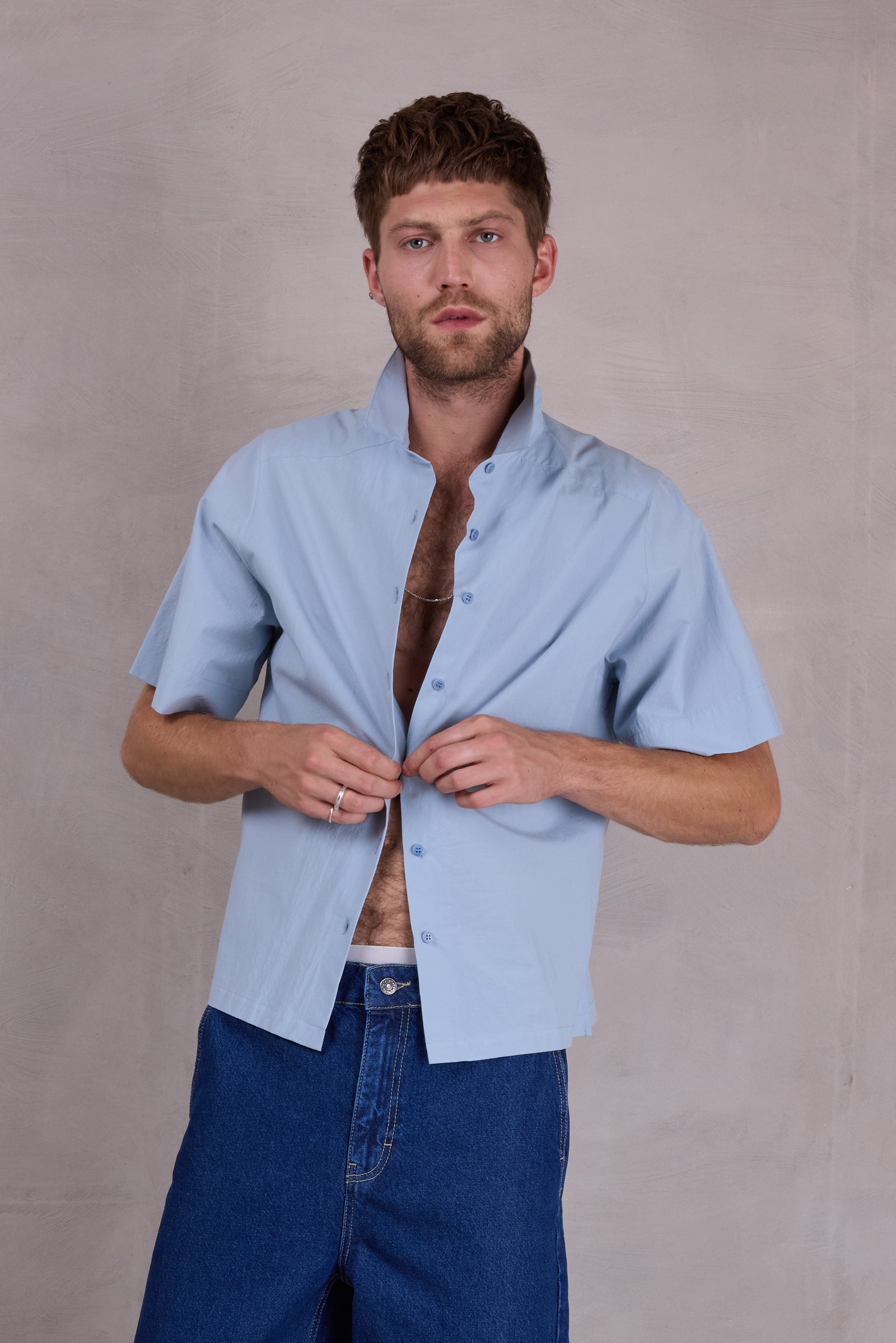 Falma misty blue hemd