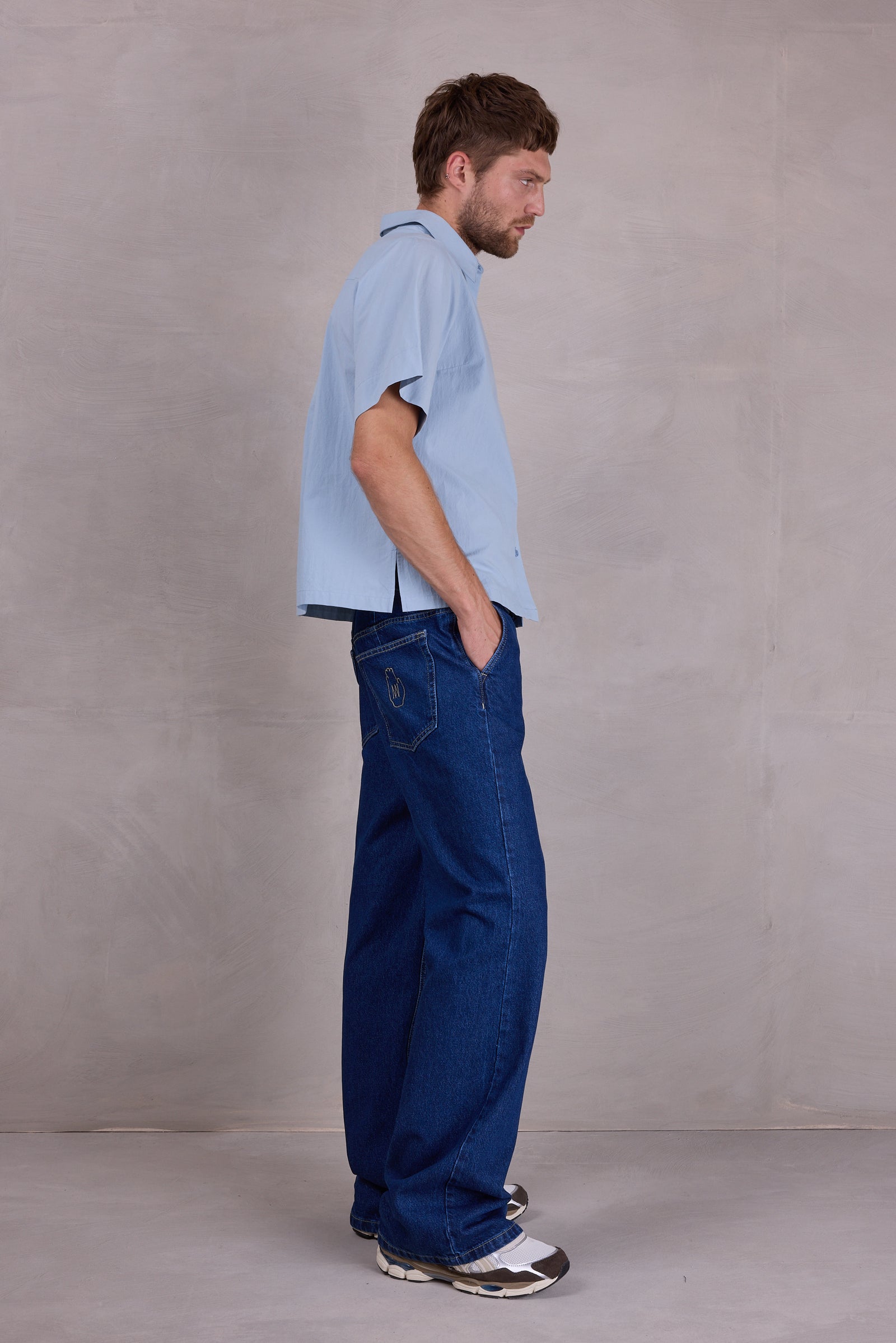 Falma misty blue hemd