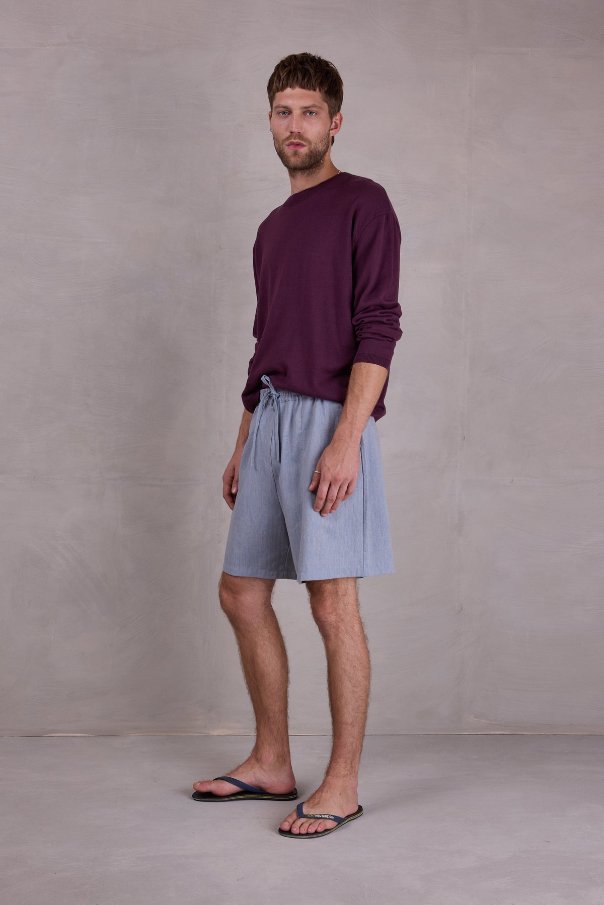 Oslo Strickpullover in fig