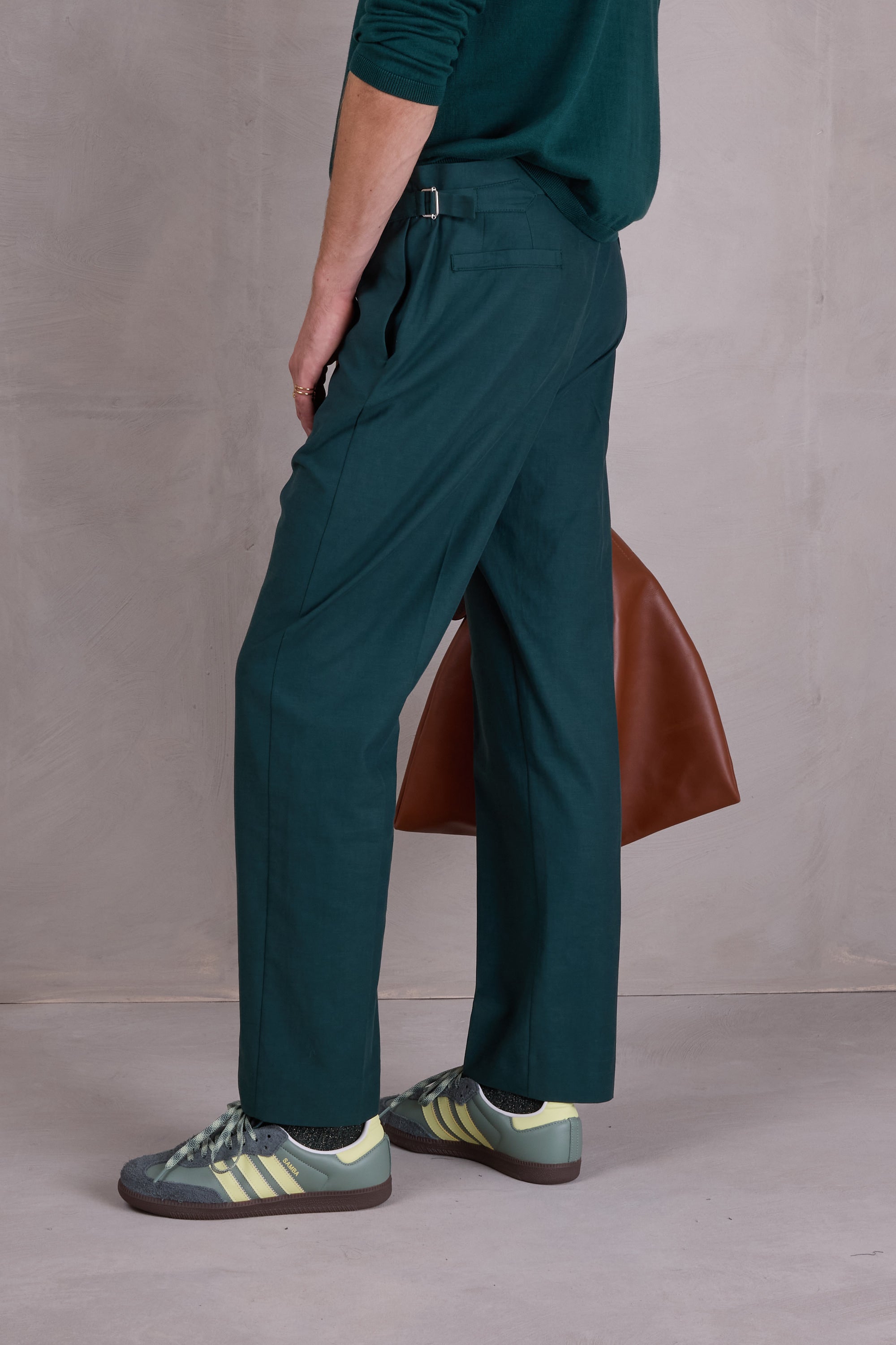 Fabrice Hose in bottle green