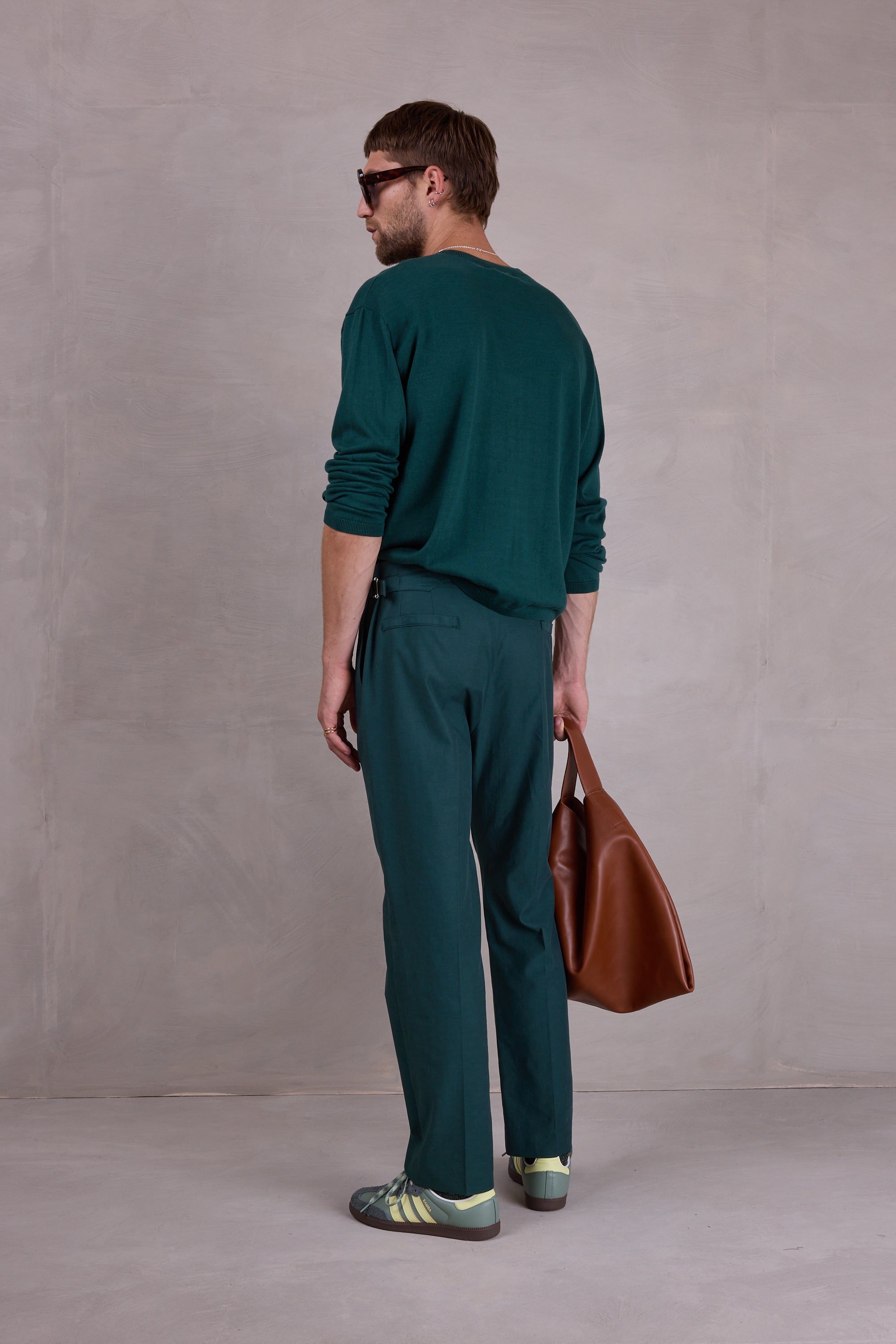 Fabrice Hose in bottle green