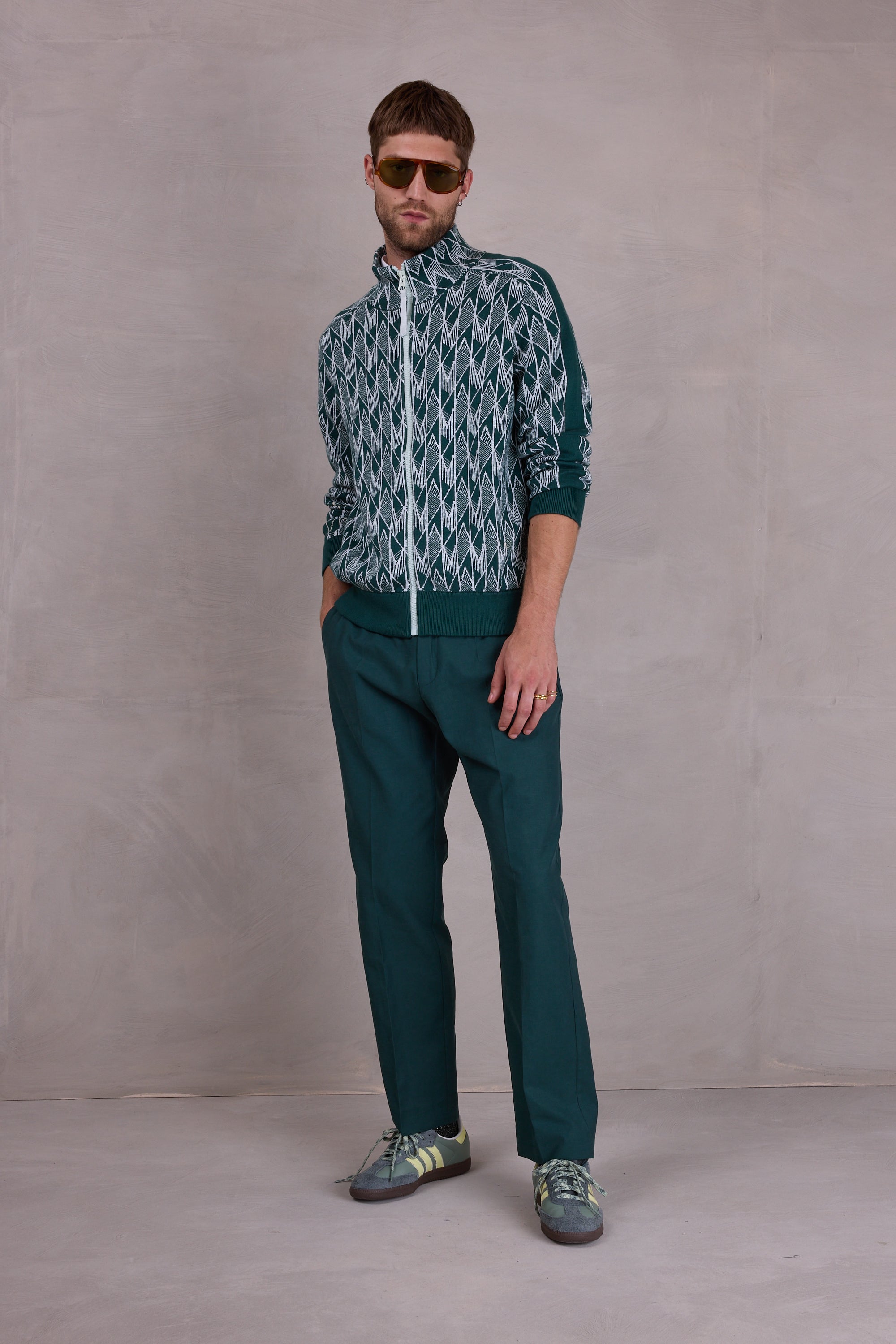 Fabrice Hose in bottle green