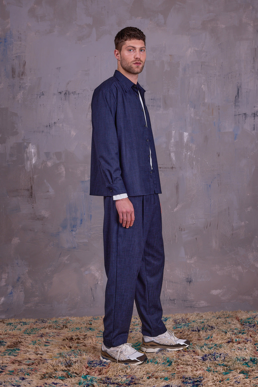 Gelesto shirt in deep blue