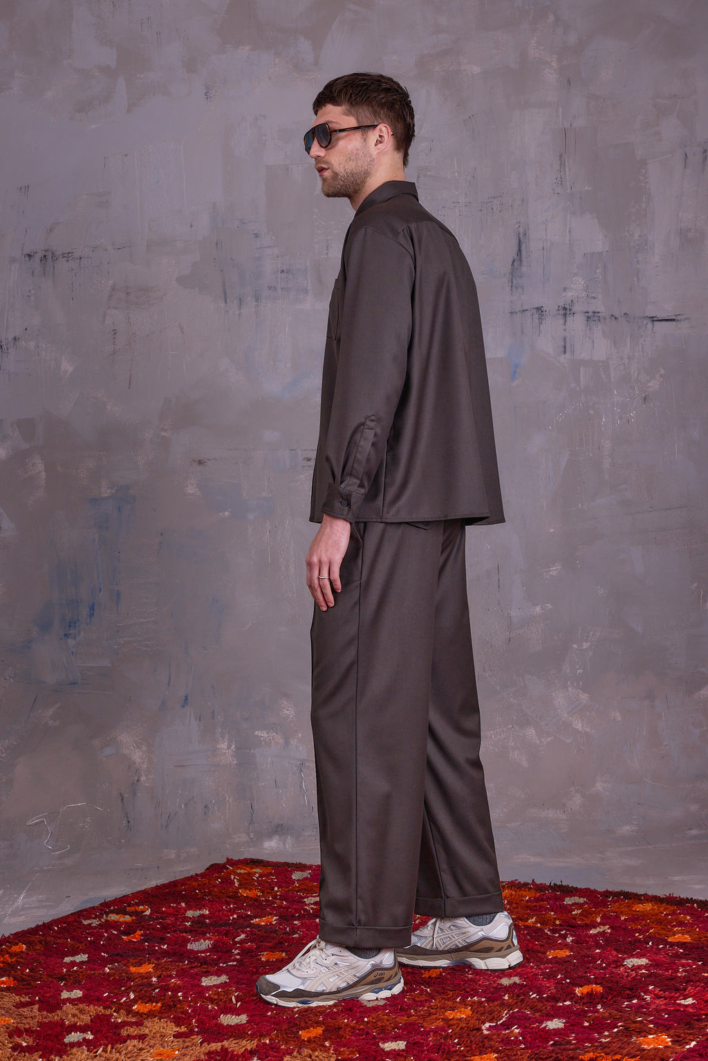 Gelesto shirt in black olive