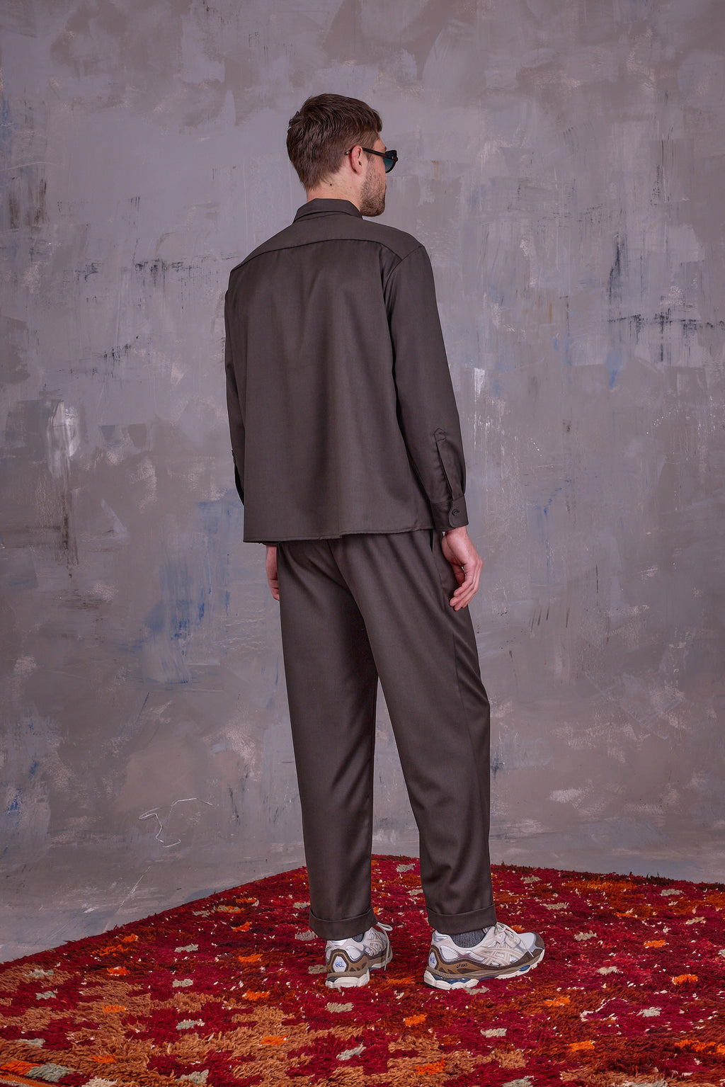 Gelesto shirt in black olive