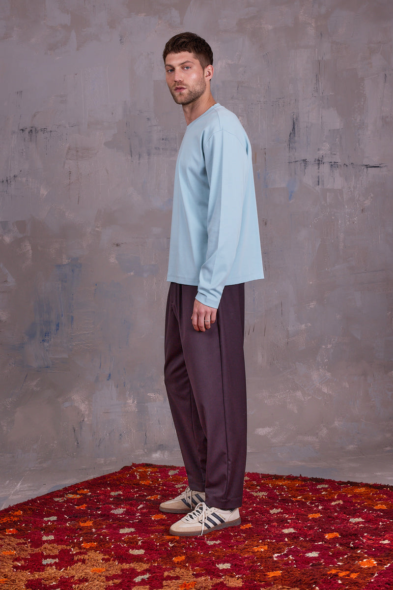 Geoff T-shirt  in misty sage