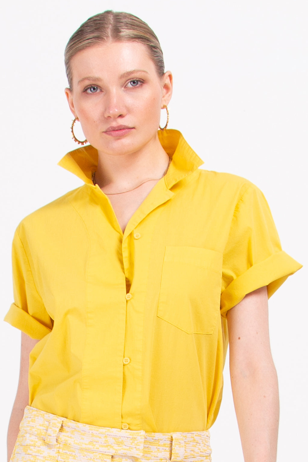 Dilara geel hemd