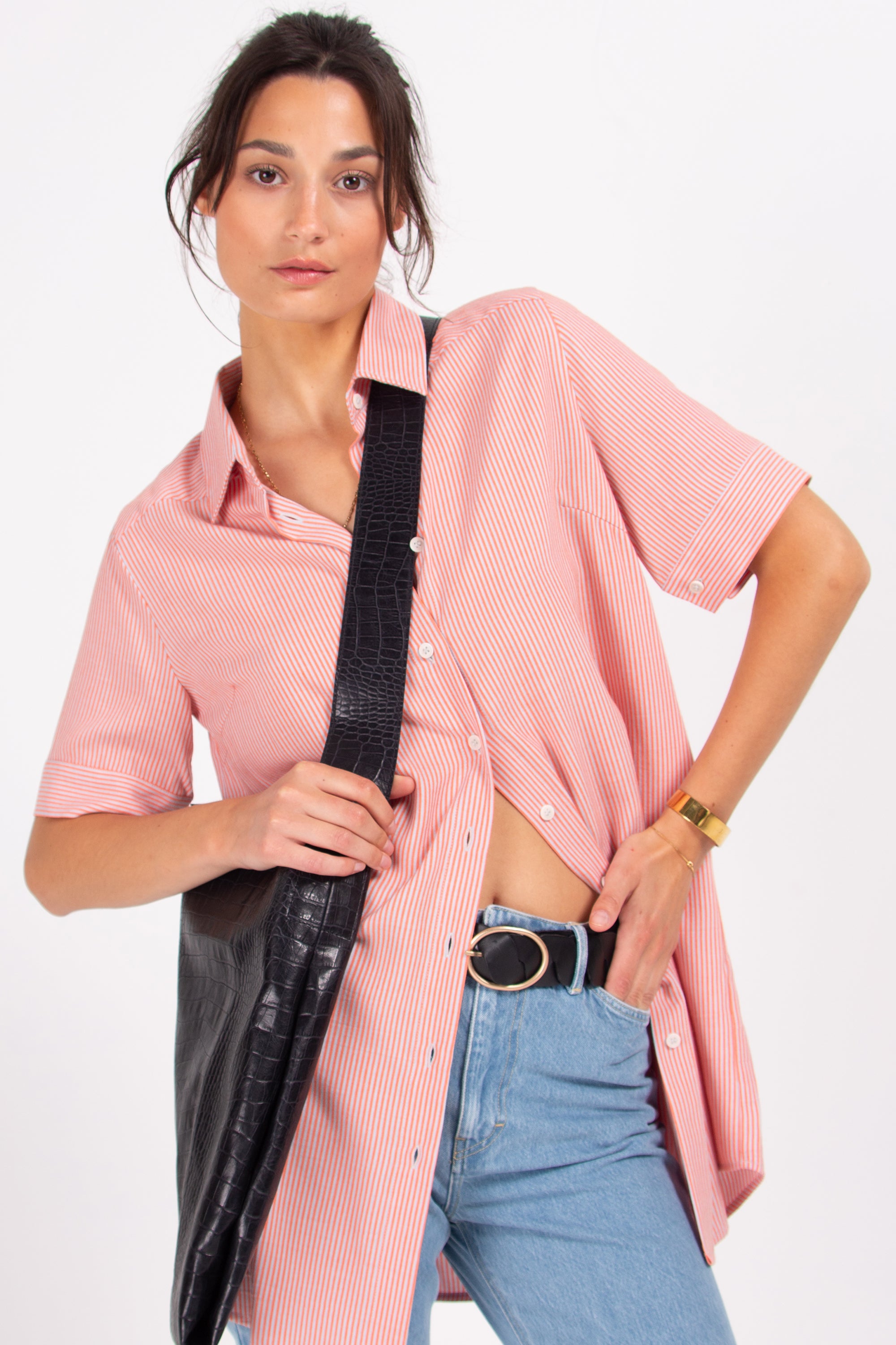 Grand sac bandoulière anthracite