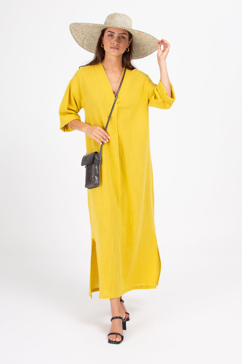 Bisma mustard dress