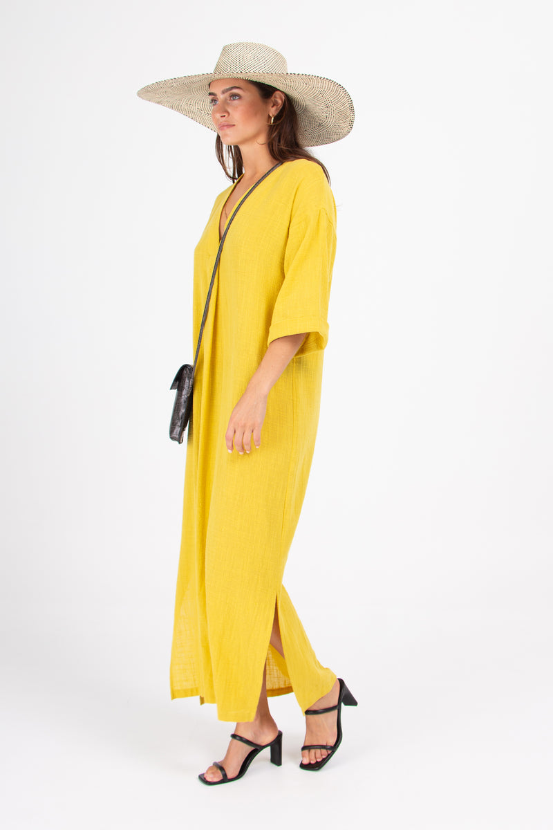 Bisma mustard dress