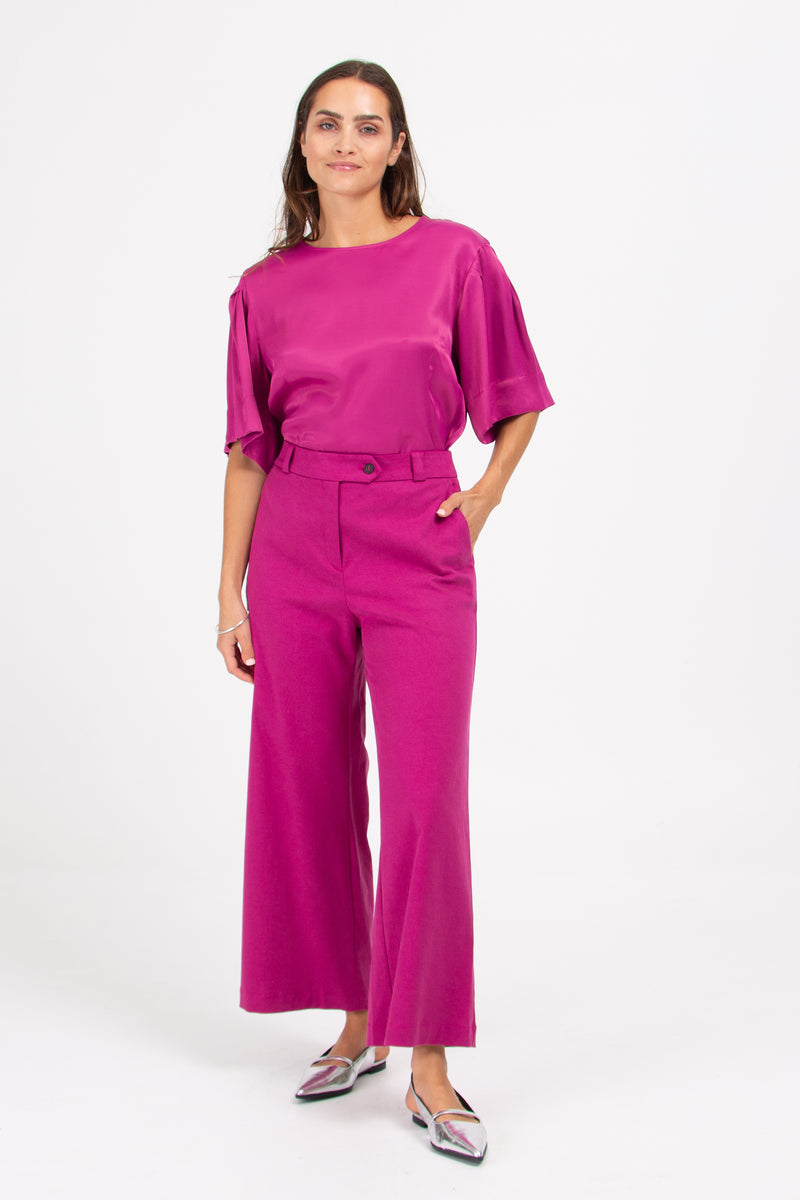 Dong trousers in fuchsia