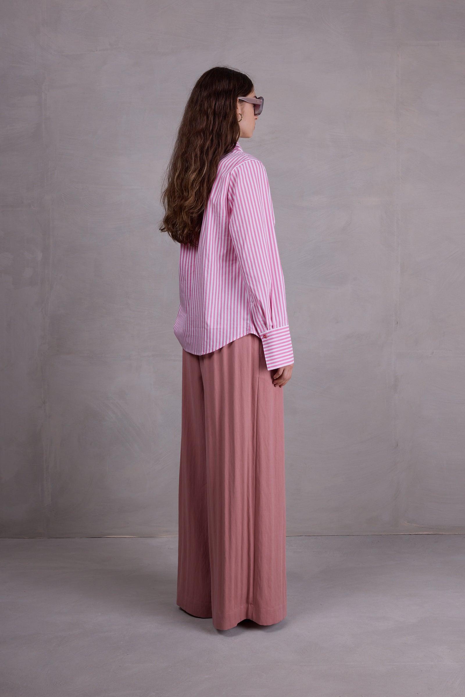 Filou roze gestreept hemd