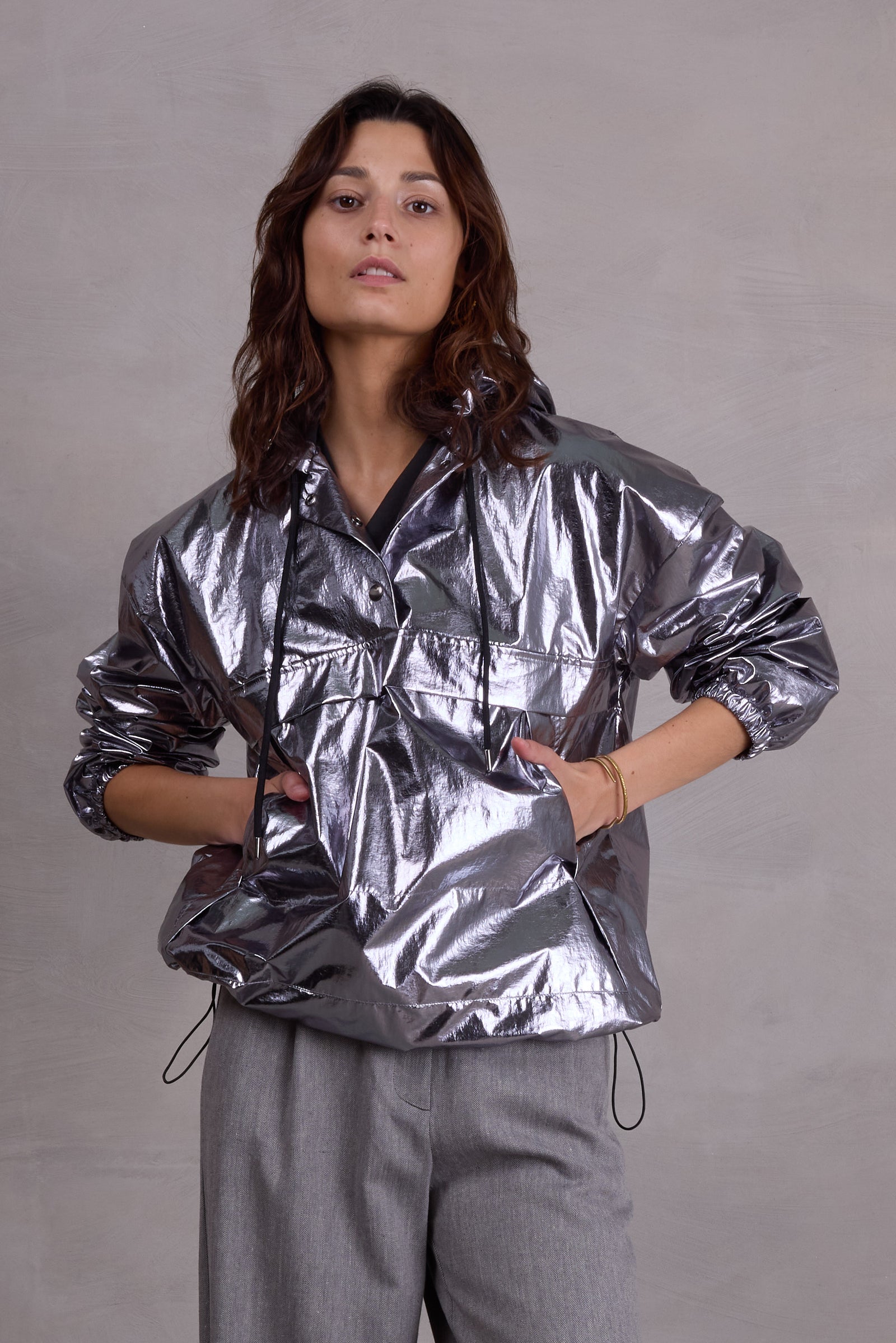 Floris silver anorak