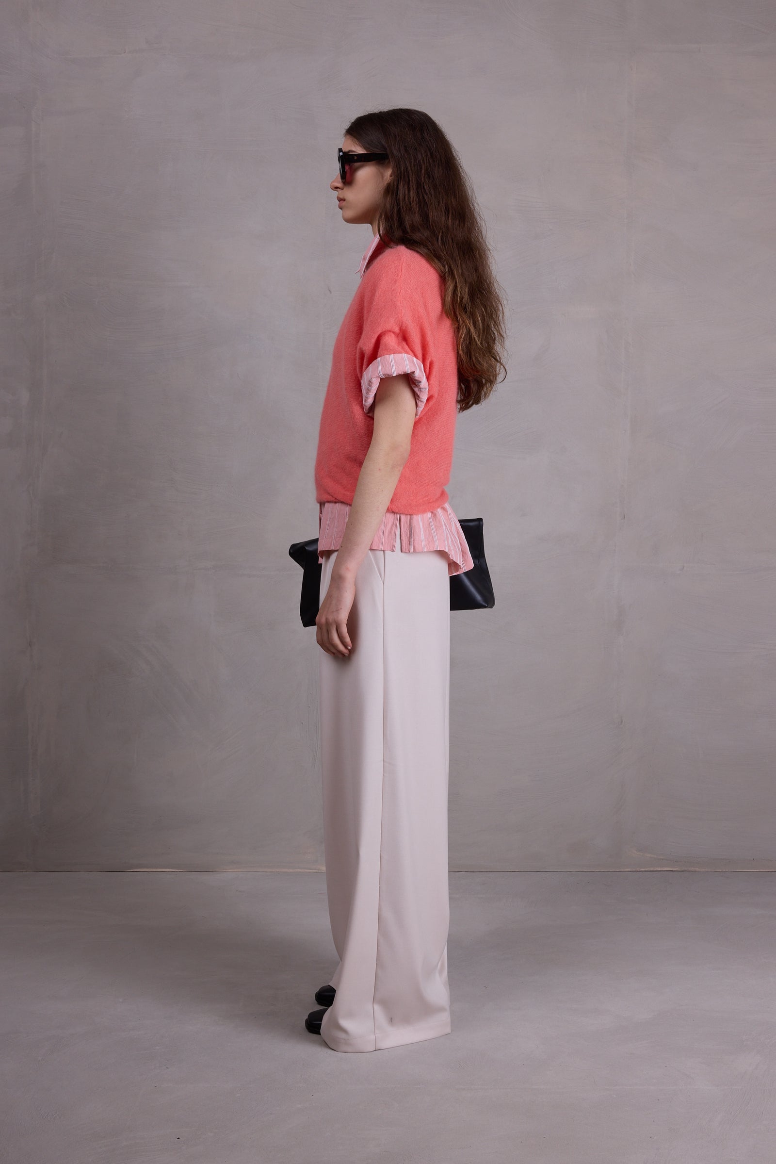 Abeno Alpakatop in bright coral