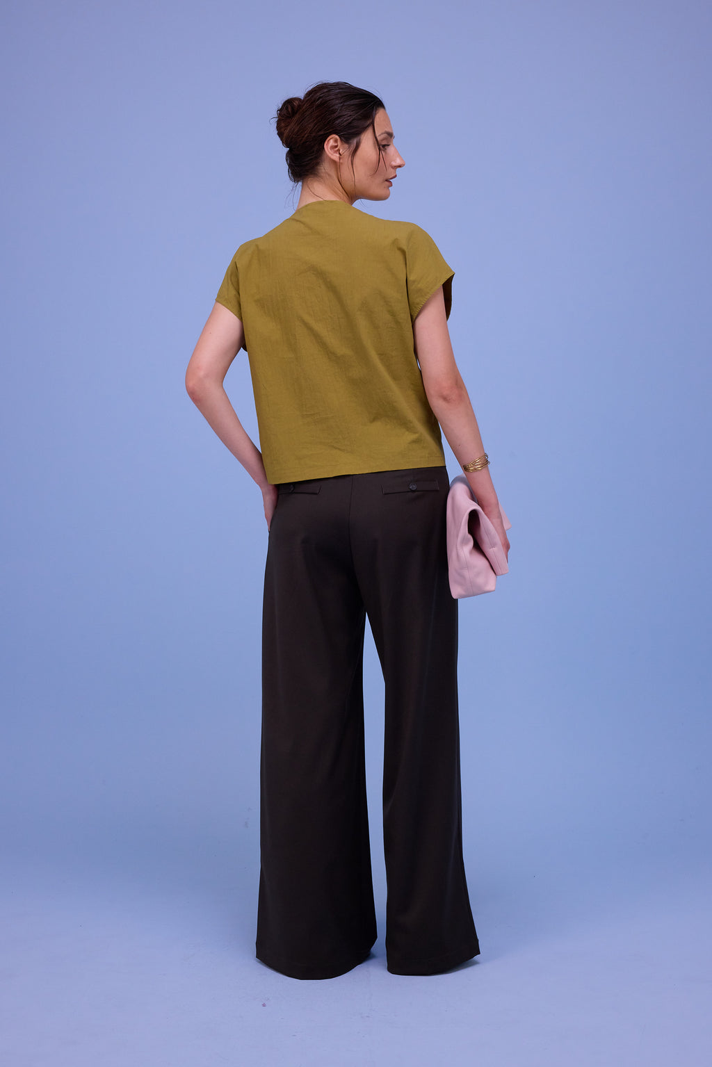 Harriet blouse in moss