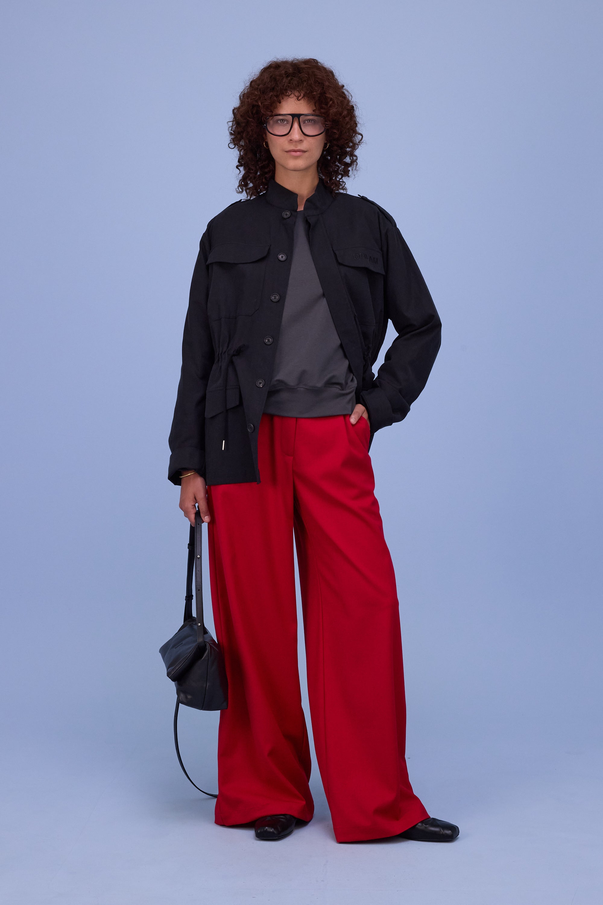 Gisele sweater in dark shadow