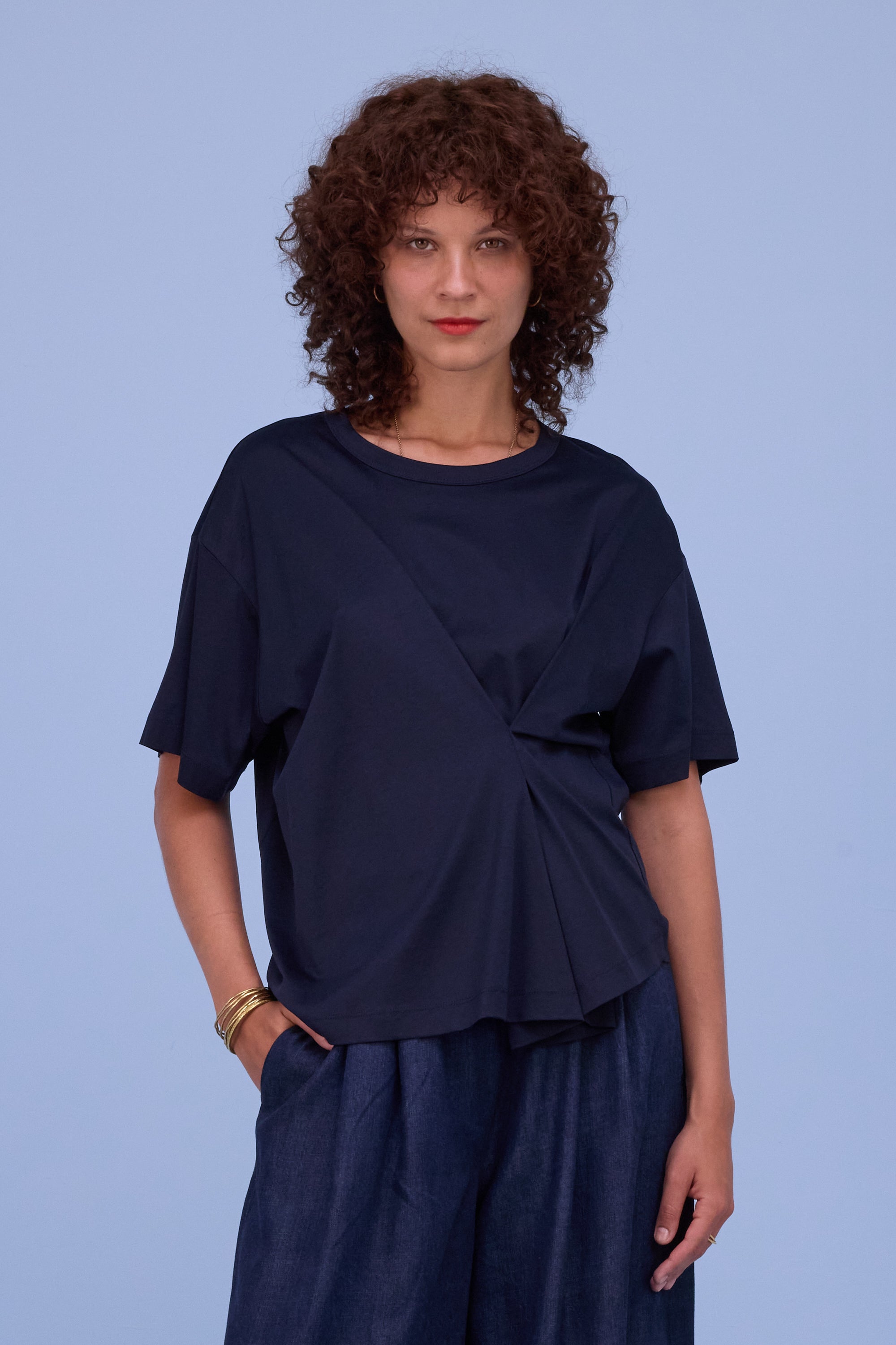 Hanka T-shirt in night blue