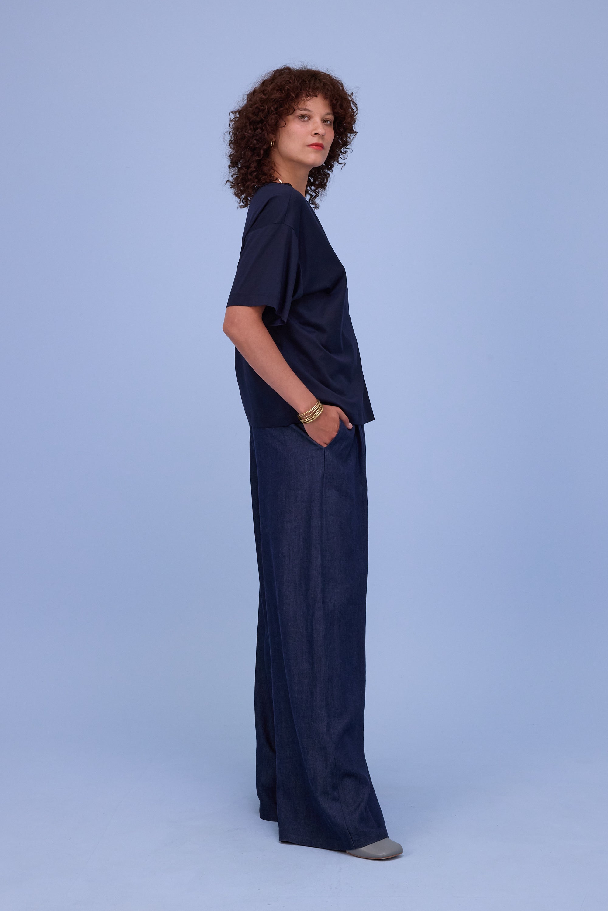 Hanka T-shirt in night blue