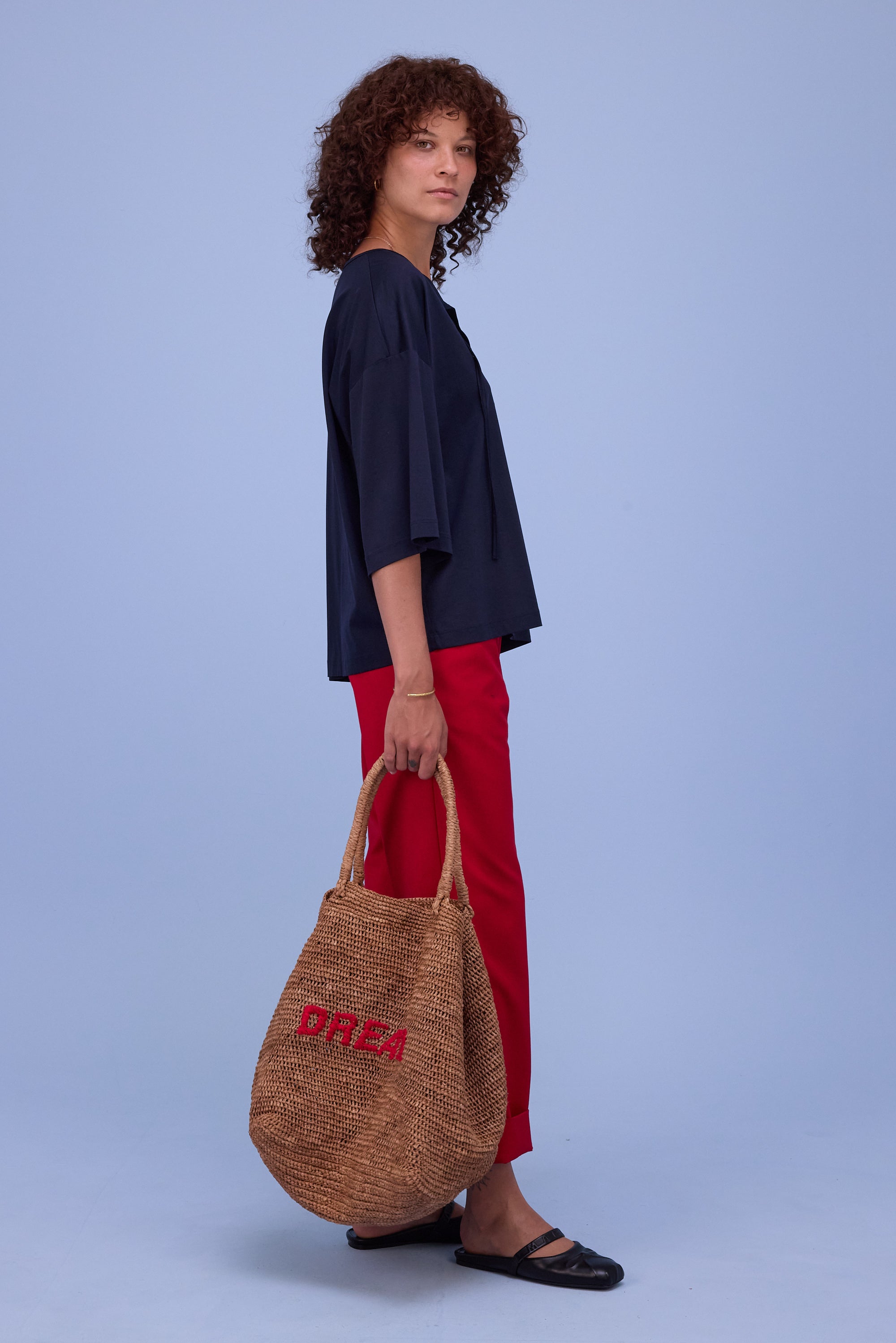 Hiba T-shirt in night blue