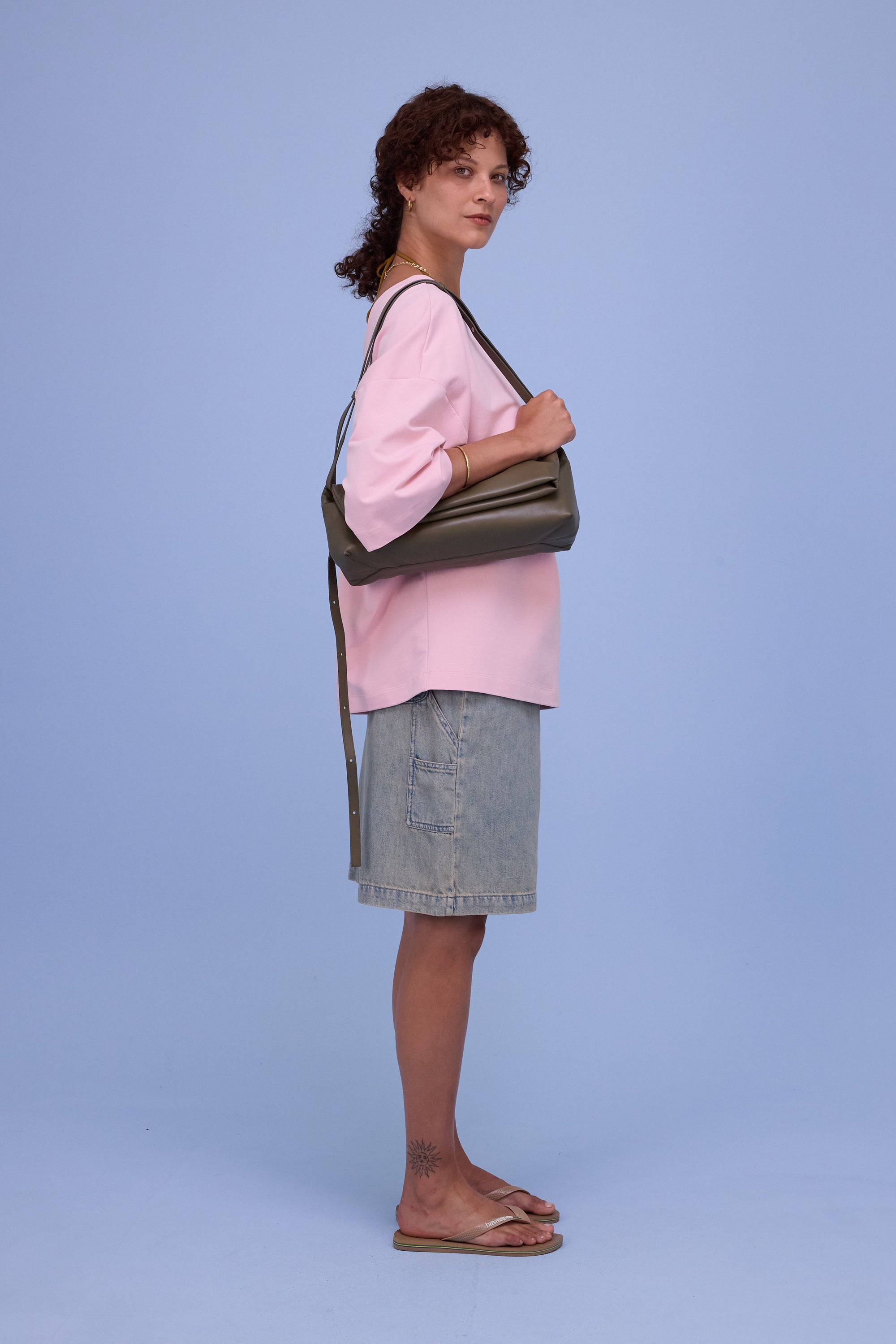 Hyon T-shirt in pink molton